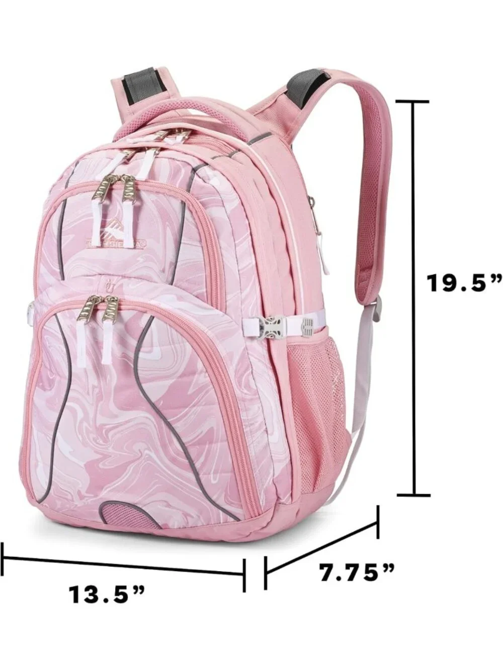 Stylish Black Laptop Backpack for School, Travel, and Work - One Size Fits All